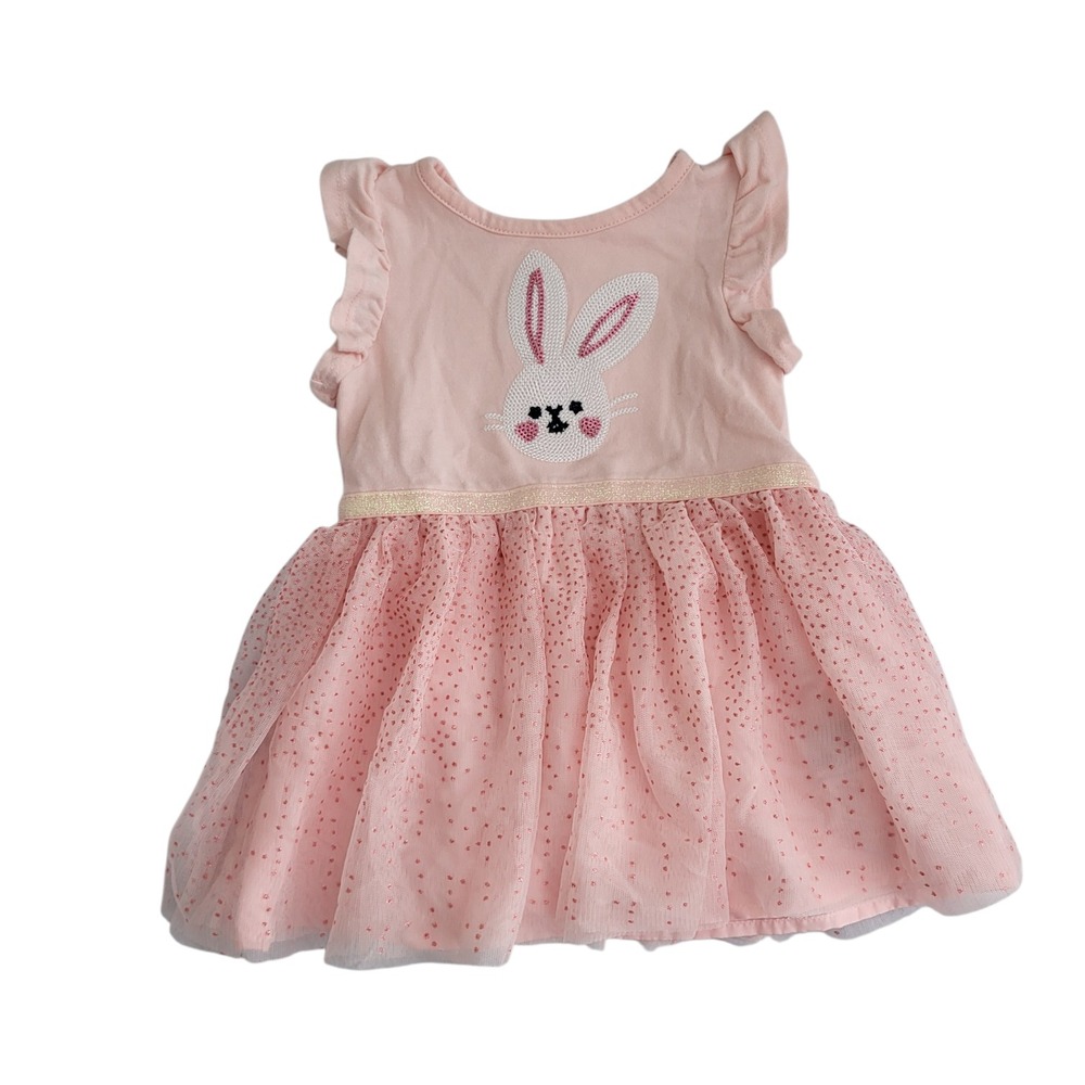 Easter Bunny Dress 18 M Girls‎ Tulle Pink Sparkle Embroidered Cat & Jack